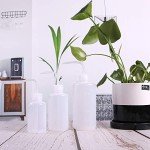 3-Pack Plant Flower Watering Bottle/Succulent Watering Cans Plastic Squeeze Bottle with Bend Mouth/Garden & Indoor Watering Tools (150ML,250ML,500ML)