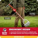 Garden Weasel Edger-Chopper - Long Handle | Garden Beds, Patios, Trenches, Sidewalks, Driveways, and More | Lawn and Landscaping Tool, T Grip, Sod Cutter | 91714