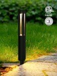 LEONLITE 12-Pack Low Voltage Path Lights, 3W LED Landscape Pathway Lights, Outdoor Landscape Lighting for Driveway, Garden, Aluminum, 12-24V AC/DC, ETL Listed, IP65 Waterproof, 3000K Warm White, Black