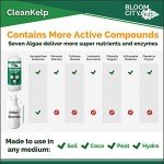 Bloom City Organic Liquid Seaweed and Kelp Fertilizer Supplement, Quart (32 oz) Concentrated Makes 180 Gallons
