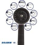 Dramm Revolver Heavy Duty 9 Pattern Quick Click Adjustable Garden Hose Spray Nozzle with Trigger Style Handle, for your Car, Boat, Deck, Sidewalk, Flowers and Young Trees, Green