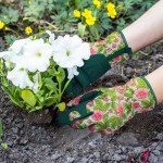 Pleneal Gardening Gloves for Women - Leather Garden Gloves Thorn Proof, Outdoor Protective Working Gloves for Weeding