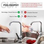 eWonLife Hummingbird Feeder for Outdoors, 2 Pack, Leak-Proof, Easy to Clean and Refill, Saucer Humming Bird Feeder Plastic, Including Hanging Hook, with 5 Feeding Ports (16 Ounce/Pack)
