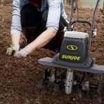 Sun Joe Electric Garden Tiller Cultivator, Steel Tines, 12 Amp, 16 Inch, Black