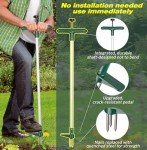 Walensee Weed Puller, Stand Up Weeder Hand Tool, Long Handle Garden Weeding tool with 3 Claws, Hand Weed Hound Weed Puller for Dandelion, Standup Weed Root Pulling Tool and Picker, Grabber (1 pack)