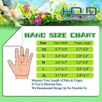 HANDLANDY Long Gardening Gloves for Men & Women, Cowhide Leather Rose Pruning Gloves- Breathable & Durable Gauntlet Gloves (Large, Brown)