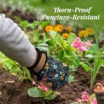 Tavaleu Gardening Gloves for Women, Thorn Proof Puncture Resistant Leather Garden Gloves, Touch Screen Working Gloves