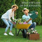 2 Gallon Watering Can for Outdoor Plants with Removable Long Spout and Stainless Steel Sprinkler Head, Large Plastic Watering Can for Garden Flowers Plants