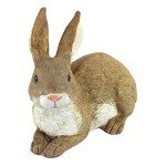 Design Toscano Bashful The Bunny Lying Down Rabbit Outdoor Garden Statue, 5 Inches Wide, 10 Inches Deep, 7 Inches High, Full Color Finish
