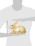 Design Toscano Bashful The Bunny Lying Down Rabbit Outdoor Garden Statue, 5 Inches Wide, 10 Inches Deep, 7 Inches High, Full Color Finish