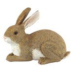 Design Toscano Bashful The Bunny Lying Down Rabbit Outdoor Garden Statue, 5 Inches Wide, 10 Inches Deep, 7 Inches High, Full Color Finish