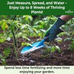 10-10-10 Plant Fertilizer Slow Release – 10 10 10 All Purpose Granular Garden Fertilizer for Fruit Trees, Evergreens, Vegetables, Arborvitae, Fig Trees, Shrubs, Pines, Oaks, Flowers (3 QUARTS)