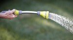Watering Wand - The Relaxed Gardener 15" Garden Hose Nozzle Sprayer 8 Adjustable Spray Patterns and Thumb Control Shut Off Valve