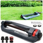 Eden 96213 Lawn & Garden Essential Oscillating Sprinkler | Water Sprinkler for Yard,Covers up to 3,600 sq. ft., Heavy Weight Base