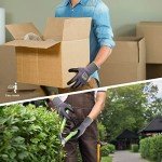 LOCCEF Work Gloves MicroFoam Nitrile Coated-6 Pairs,Seamless Knit Nylon Gloves,Gray Work gloves (8/M, Gary-6 Pairs)