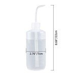 T4U 500 ML Plastic Squeeze Type Watering Bottle Garden Tools/Gardening Tools/Succulent Planter Tools Transparent White