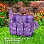 LZPTYYSN Gardening Gifts for Women, Gardening Tools for Women, Garden Tool Set, Heavy Duty Gardening Hand Tools with Garden Tool Bag, Purple