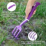 LZPTYYSN Gardening Gifts for Women, Gardening Tools for Women, Garden Tool Set, Heavy Duty Gardening Hand Tools with Garden Tool Bag, Purple