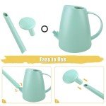 Watering Can for Indoor Plants, Small Watering Cans for House Plant Garden Flower, Long Spout Water Can for Outdoor Watering Plants 1. 8L 1/2 Gallon (Green)