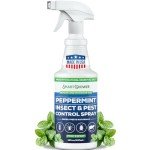 All Natural Peppermint Oil Insect & Pest Control Spray Repels Mice, Spiders, Ants, for Home, Indoor, Outdoor, Garden Maximum Strength Smart Grower Ready to Use 16 FL OZ
