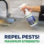 All Natural Peppermint Oil Insect & Pest Control Spray Repels Mice, Spiders, Ants, for Home, Indoor, Outdoor, Garden Maximum Strength Smart Grower Ready to Use 16 FL OZ
