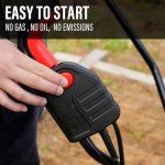 MZK 10-Amp 12-Inch Corded Electric Tiller/Cultivator for Gardening, 8-inch tillling Depth with Adjustable Wheels, Electric Garden Rototiller for Garden Soil Digging