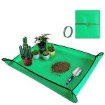 Large Repotting Mat for Plant Transplanting and Mess Control 39.5"x 31.5" Thickened Waterproof Potting Tray Succulent Potting Mat Portable Gardening Mat Plant Gifts for Women Men