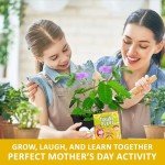 Mother's Day/Birthday TickleMe Plant Gift Box Set - to Grow The Plant That Closes its Leaves When You Tickle it or Blow it a Kiss! It Even Grows Pink Flowers! I'm Tickled You're My Mom!