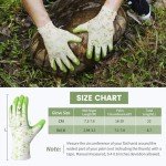 Gardening Gloves for Women Men - 6 Pairs Breathable Garden Gloves with Grip, Printed Latex Coating Outdoor Working Gloves for Lawn Yard, Medium Size Fits Most