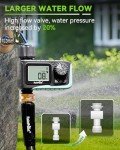 RAINPOINT Sprinkler Timer, Programmable Water Timer for Garden Hose, Outdoor Soaker Hose Timed with Rain Delay/Manual/Automatic Watering System, Digital Irrigation for Yard, Lawn, 1 Outlet