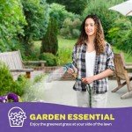 Hose Nozzle [Blue] Heavy Duty Hose Sprayer With 10 Adjustable Watering Patterns. Thumb Control Design, Comfortable Ergonomic Grip, Garden Hose Nozzle for Watering Plants & Lawns/Fun showers/Cleaning