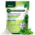 Diatomaceous Earth Food Grade & Peppermint Powder for Crawling Insect and Pest Control – 1 lb