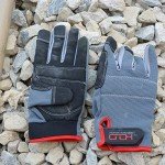 HANDLANDY Mens Work Gloves Touch Screen, Synthetic Leather Utility Gloves, Flexible Breathable Fit - Padded Knuckles & Palm (Medium)