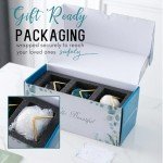 Housewarming Gifts: Best Home Essentials for New House - Farmhouse Living Room Decor | 3 Succulent Pots for Plant Lovers