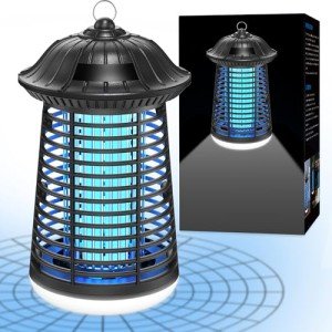 snanlen Bug Zapper Outdoor Indoor, 4200V Electric Mosquito Zapper Outdoor with LED Light, Electric Fly Zapper, Fly Traps, ABS Plastic, Plug in Mosquito Killer for Patio, Yard, Garden, Kitchen, Home