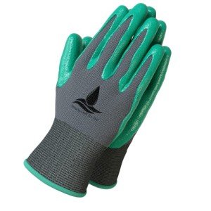 Garden Gloves Women and Men 2 pairs, Super Grippy Texture for Gardening and Work Activities - S,M,L Sizes (Small)