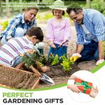 WORKPRO 11" Garden Hand Trowel, Heavy Duty Polished Stainless Steel Garden Shovels with Wood Handle, Small Gardening Hand Tools for Digging, Planting, Measure, Transplanting