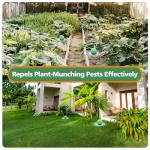 Rabbit Repellent Outdoor,20 Pack Natural Peppermint Oil Rabbit Repellent Pet Safe,Powerful Rabbit Deterrent,Rabbit Repellant for Garden,Deer Repellent for Outdoor Tree Yard, Safe for Lawn and Plant