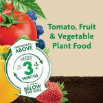 Miracle-Gro Shake 'n Feed Tomato, Fruit and Vegetable Plant Food, For Outdoor In-Ground and Potted Plants, Feeds up to 3 Months, 4.5 lbs.