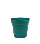 Mintra Home Garden Pots 4pk - Flowers, Herbs, Plants, Indoor, Outdoor, Colorful, Wholesale, Bulk (Forest Green, 13cm Diameter (5in))