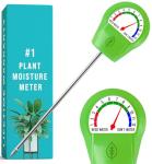 GROWIT Plant Moisture Meter Houseplants - Accurate Plant Water Meter for Indoor Plants Soil Moisture Meter Stocking Stuffers Gift for Mom Dad Adults - No Battery Needed