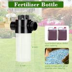 Tree Watering Spike, Caulimo Deep Root Watering Tool for Trees with Fertilizer Bottle, Stainless Steel Root Feeder for Garden, Orchard& Shrubs, Tree Irrigation System with Brass Valve|T-Handle