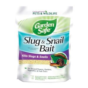 Garden Safe Brand Slug & Snail Bait Granules, 2 Pounds, Slugs & Snails Begin to Die Within 3 to 6 Days, Can Be Used Around Pets & Wildlife, For Lawns, Gardens & Greenhouses, 1 Pack