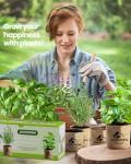 9 Herb Indoor Garden Kit - Unique Kitchen Gift for Women, Men, Mom, Friends - Complete Starter Set with Pots, Soil & Tools - Perfect for Windowsill, Countertop, Home Gardening