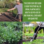 No-Till Garden Farm and Garden Cover Crop Mix Seeds - 5 Lbs - Blend of Gardening Cover Crop Seeds: Hairy Vetch, Daikon Radish, Forage Collards, Triticale, More