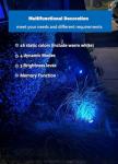 BeeLinks Halloween Christmas Spotlight Outdoor: 12W RGBW LED Spot Lights Outdoor with 16 Color Changing for Yard Garden Decor | 4 Pack of IP65 Waterproof 120V Plug in Landscape Lighting with Remote