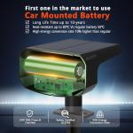 JEJOT Solar Spot Lights Outdoor Waterproof IP65,4 Pack,2CCT(3000K/6500K),4 Lighting Modes Selectable, Solar Powered Yard Garden Solar Spot Lights for Outside Landscape Auto On/Off