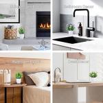 Der Rose 4 Pack Small Fake Plants Mini Artificial Faux Plants Indoor with Flowers Spring Decorations for Home Room Farmhouse Desk House Bathroom Decor