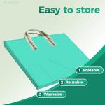 SPONDWILD 2 Pcs 10 Gallon Rectangle Grow Bags for Growing Potatoes, PE Pots Potato Pots Growing Containers Potato Planter Potato Planter for Growing Potatoes, Green