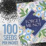 Seed Needs Forget Me Not Seed Packet Favors - Thoughtful Gifts/Handouts for a Memorial or Funeral Service to Remember Loved Ones - Sowing Seeds in Remembrance (30 Packets)